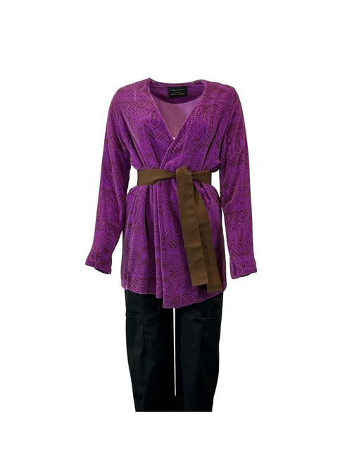 KIMONO FANTASIA VIOLA ALESSIA SANTI   A/I ALESSIA SANTI | 221SD35074VIOLA